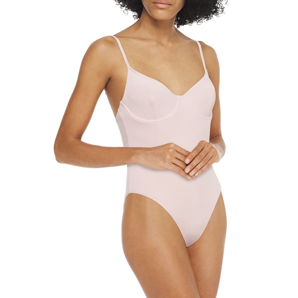 NWOT Onia Isabella High-Cut Leg One-Piece Swimsuit